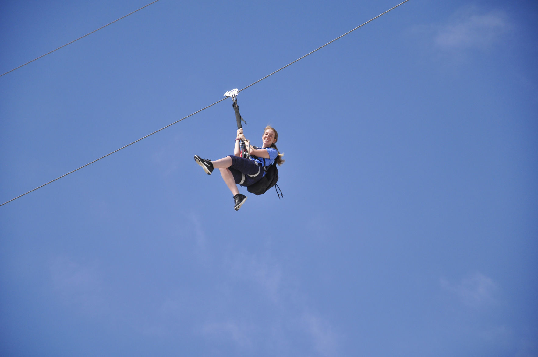 Take a 700-foot zip line